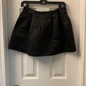 Black formal mini skirt.